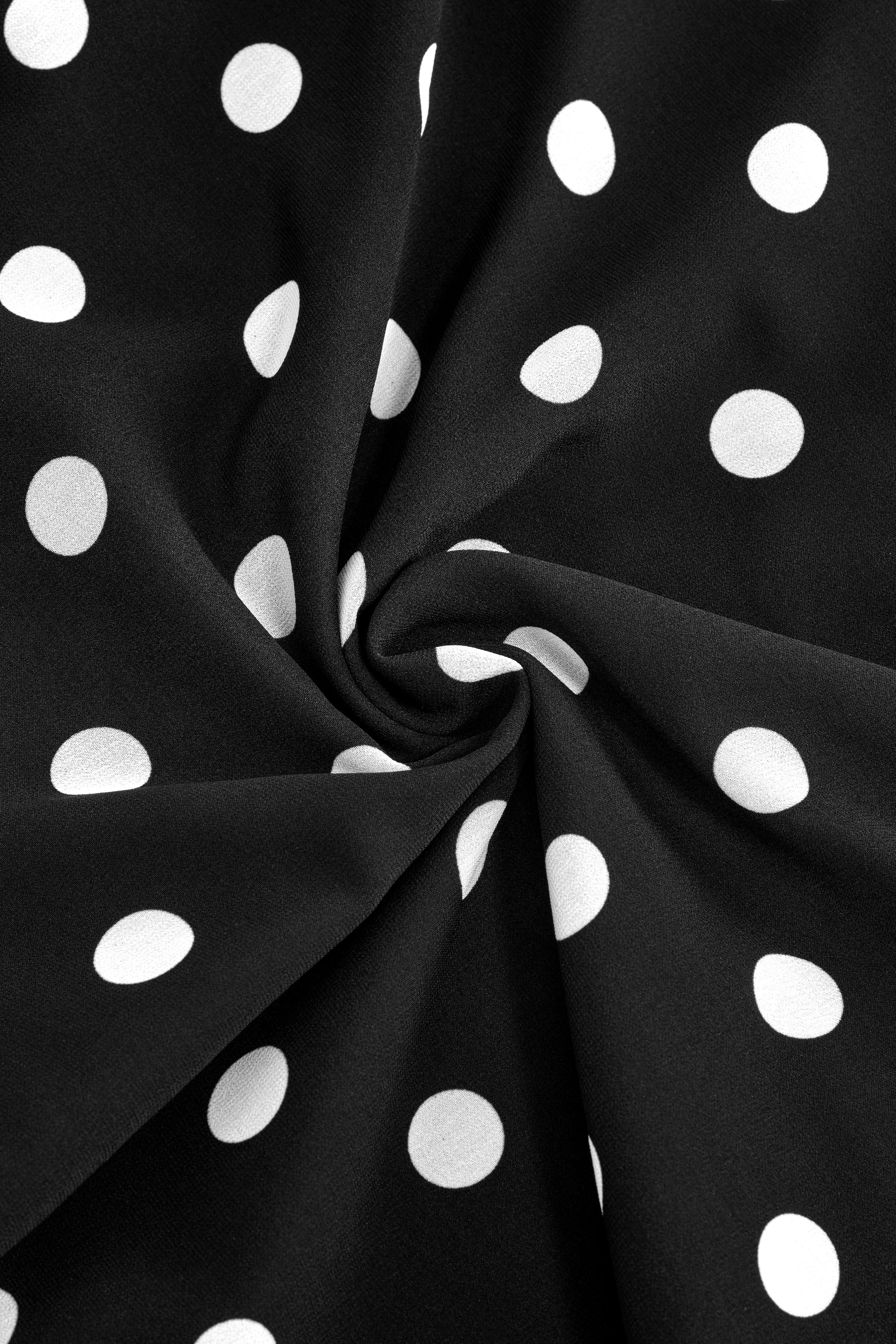 dowerme Women Belted Floral Polka Dot Mini Dress